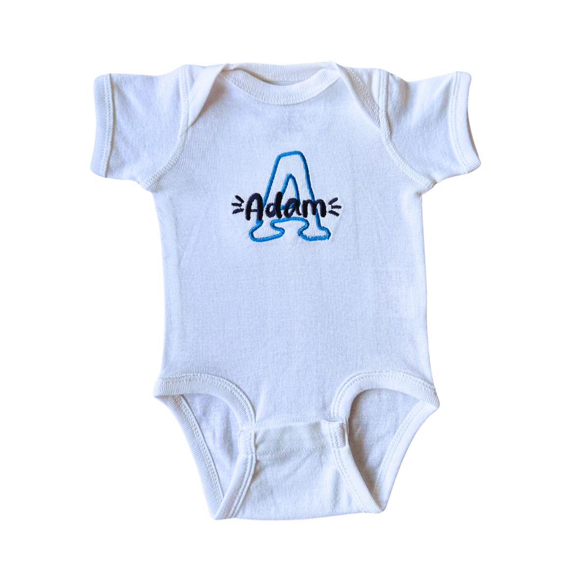Custom Initial & Name Onesie