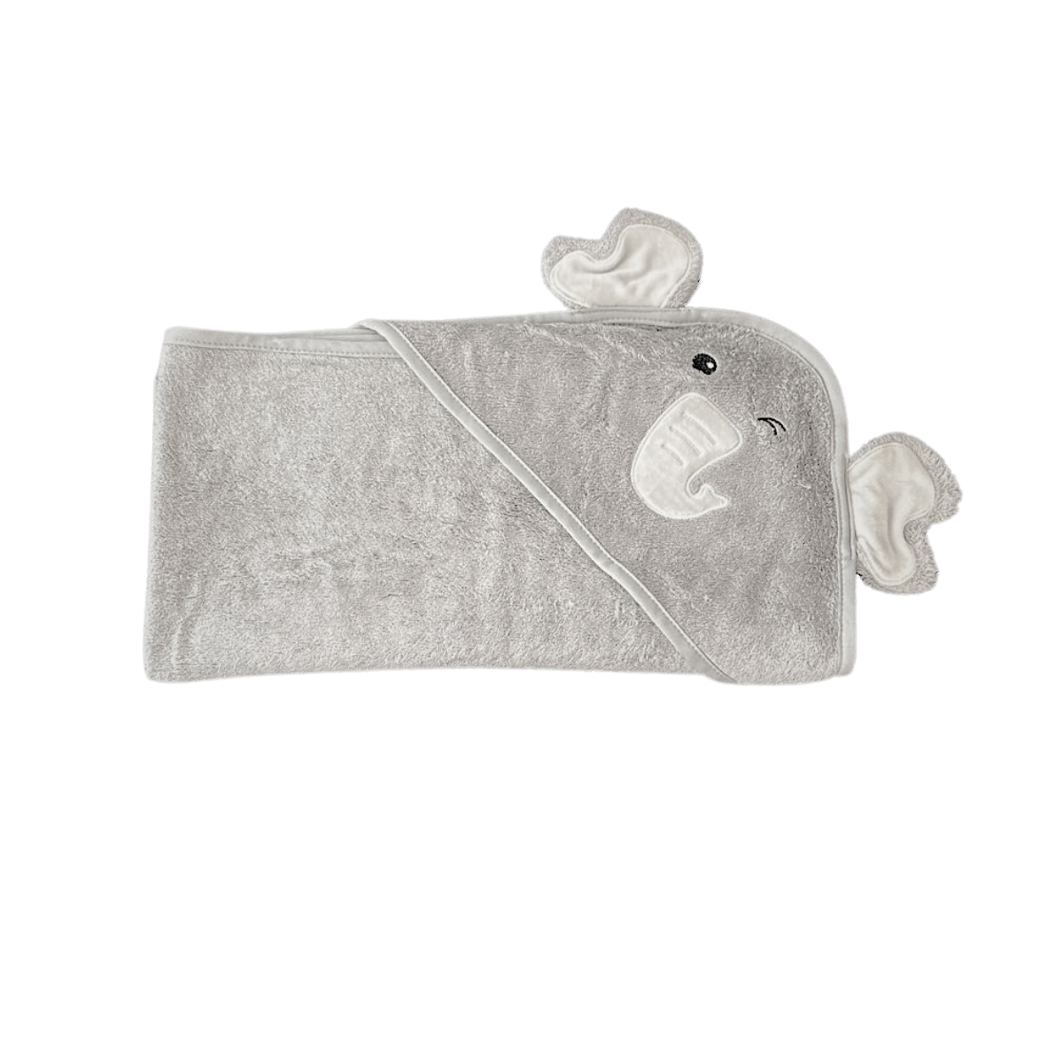 Organic Bamboo Baby Hooded Towel (Elephant) - Option to personalize it