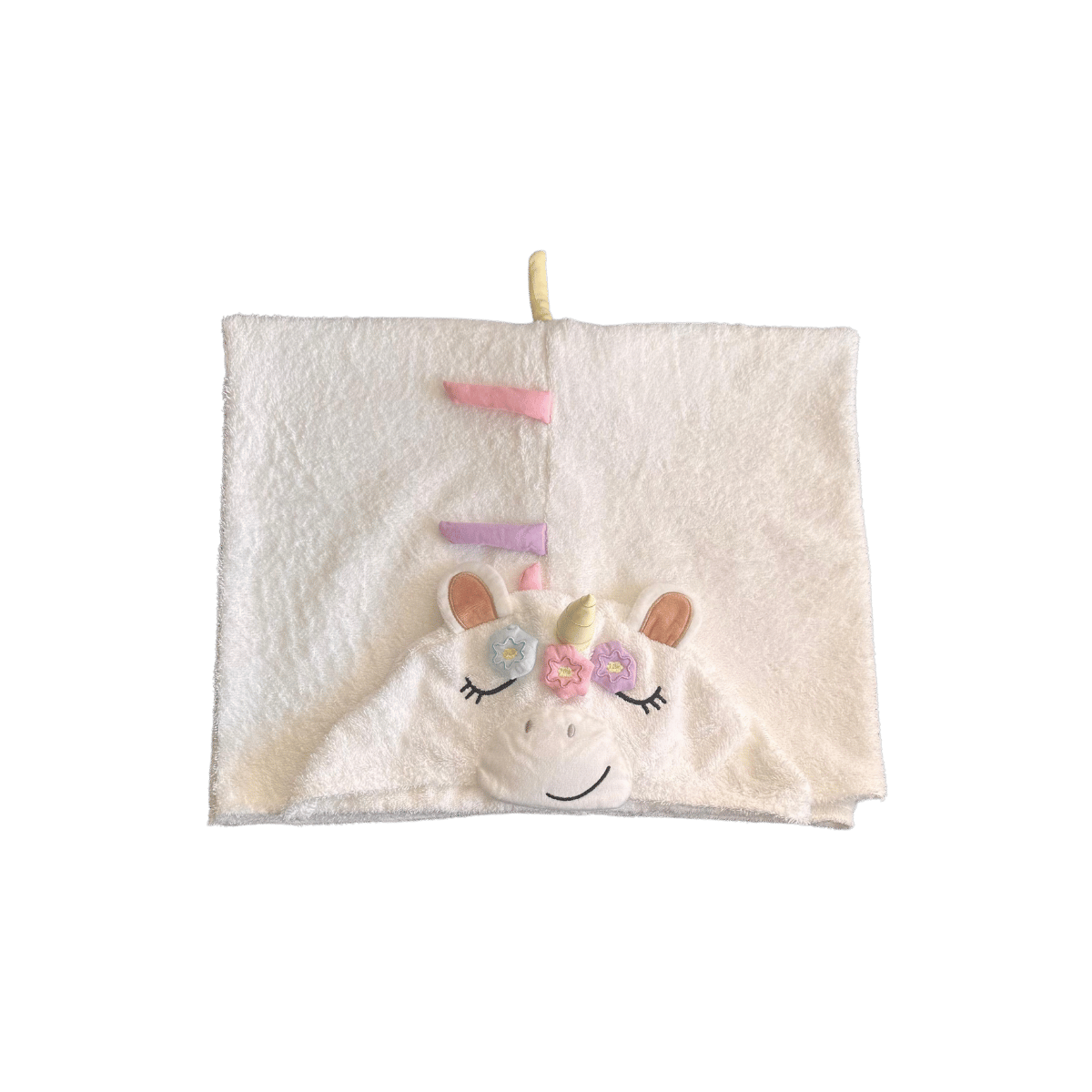 Organic Cotton Baby Hooded Towel - Unicorn