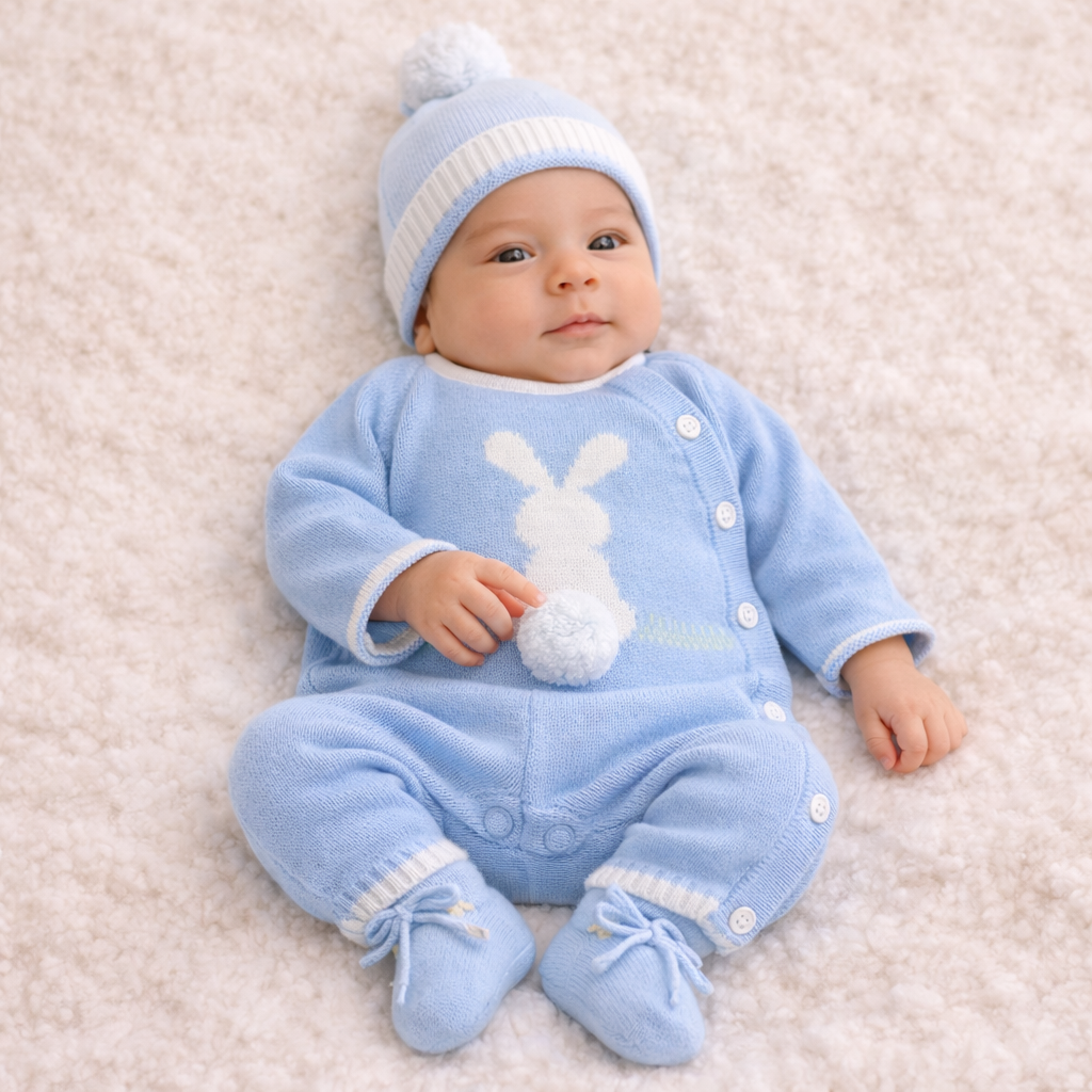 Pima Cotton Knitted Baby Outfits