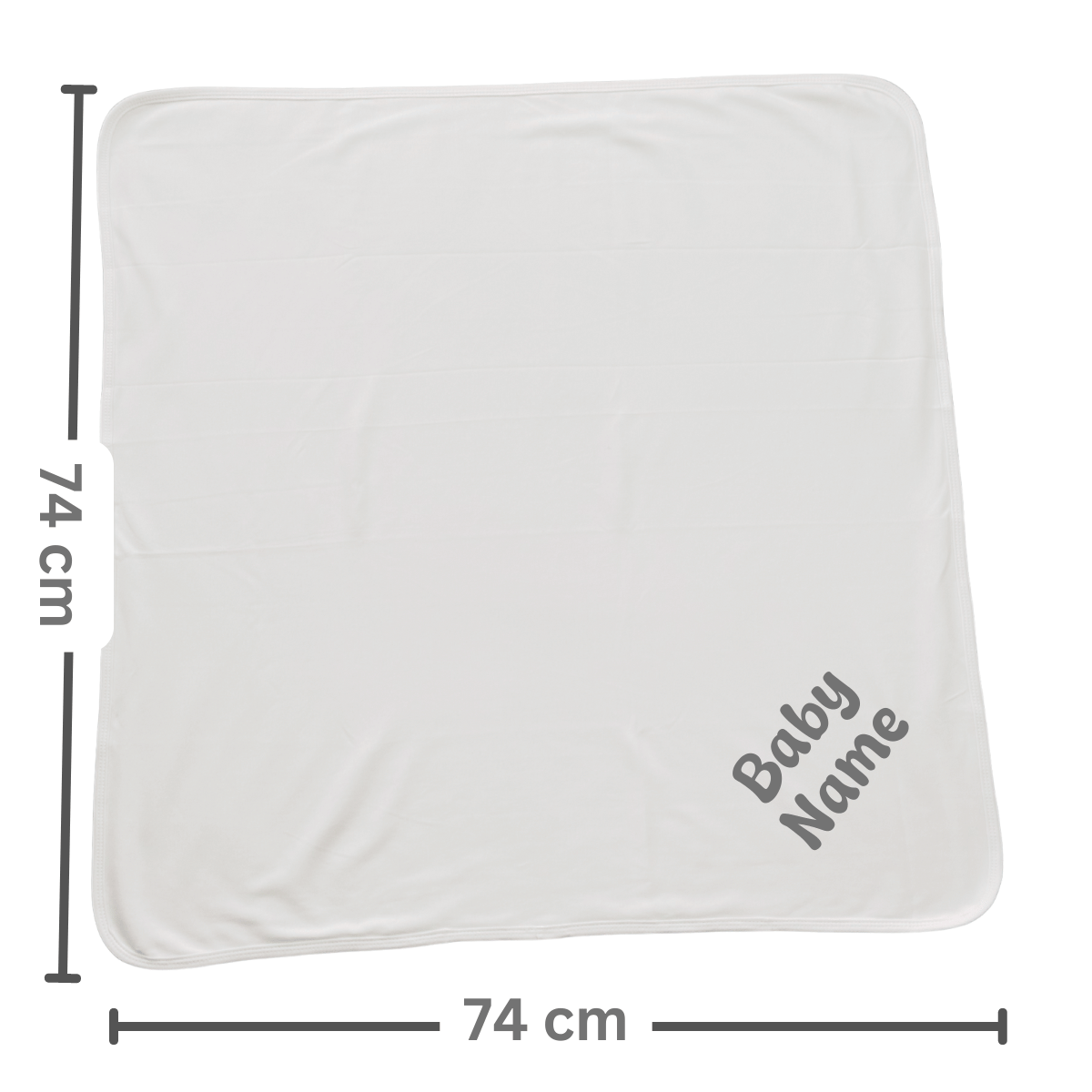 Premium Pima Cotton White Blanket