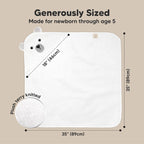 Organic Bamboo Baby Hooded Towel (Bear) - Option to personalize it
