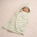 Organic Cotton Baby Hooded Towel - Draco