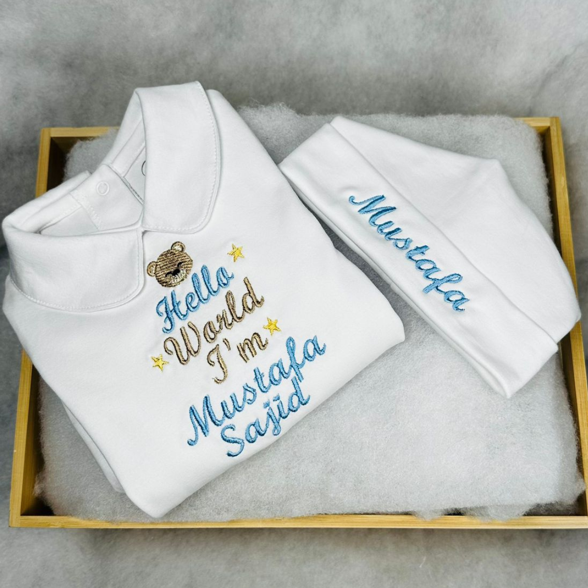 White Collared Footed Romper