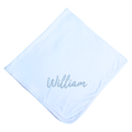 Newborn Baby Boy Blue Blanket – 100% Pima Cotton
