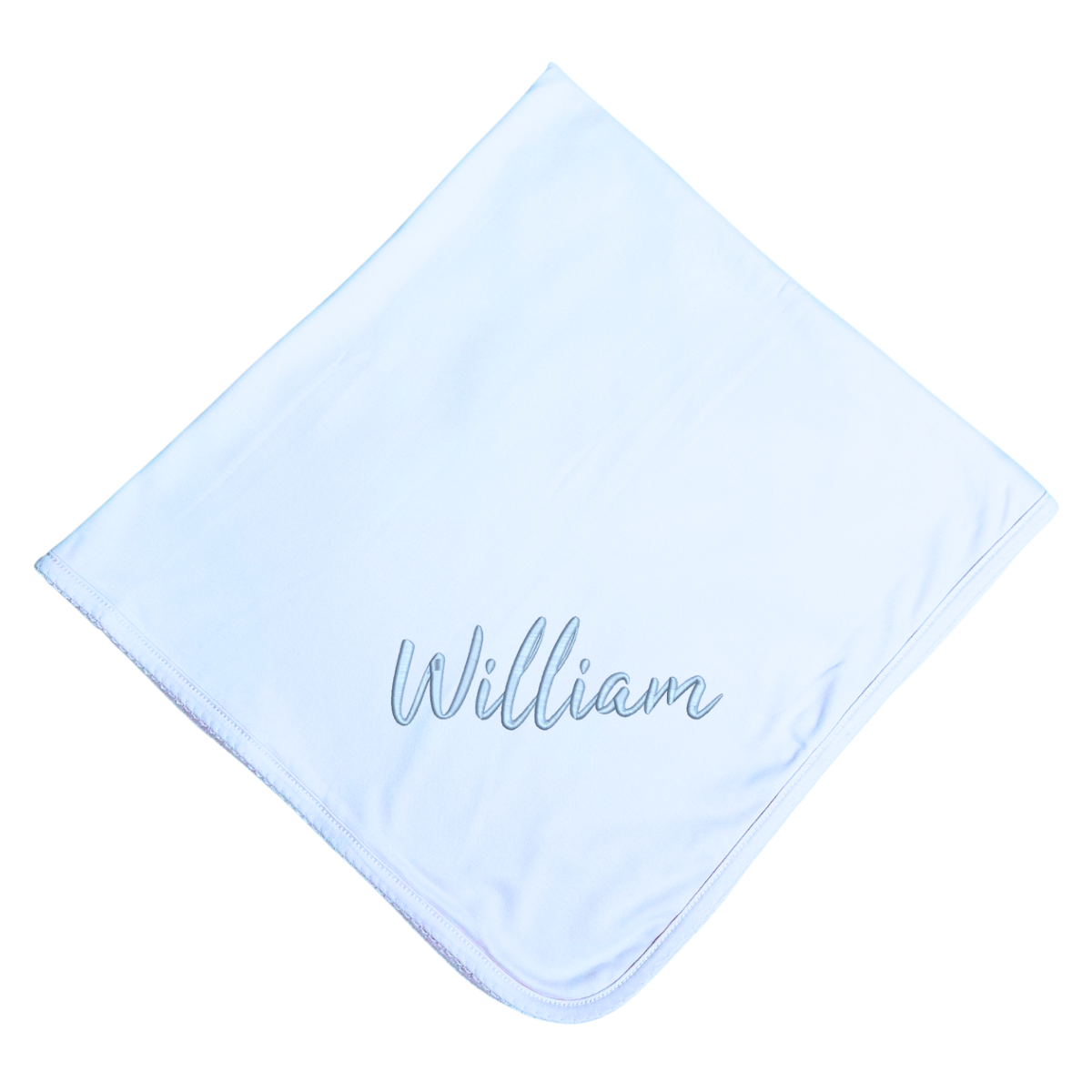 Newborn Baby Boy Blue Blanket – 100% Pima Cotton