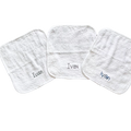 3-pack Bamboo Viscose Wash Cloths - Option to personalize it