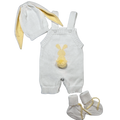 Bunny Knitted Coming Home Outfit – Pima Cotton Newborn Gift Set for Baby Photoshoots