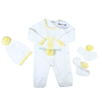 Little Bunny Knitted Baby Outfit – Pima Cotton Baby Gift Set for Baby Photoshoots