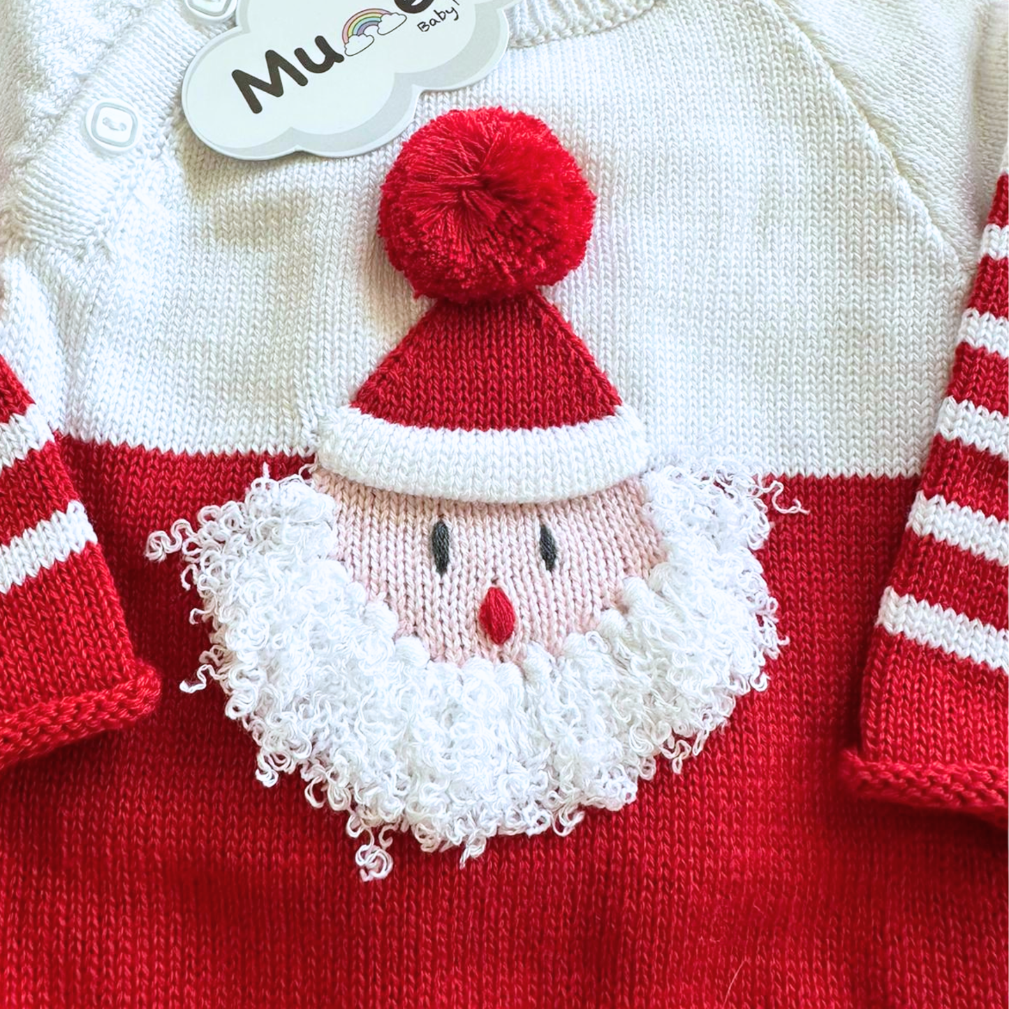 Santa Knit Christmas Sweater – Baby & Toddler
