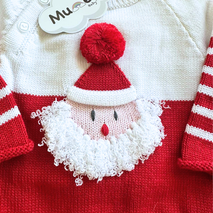 Santa Knit Christmas Sweater – Baby & Toddler