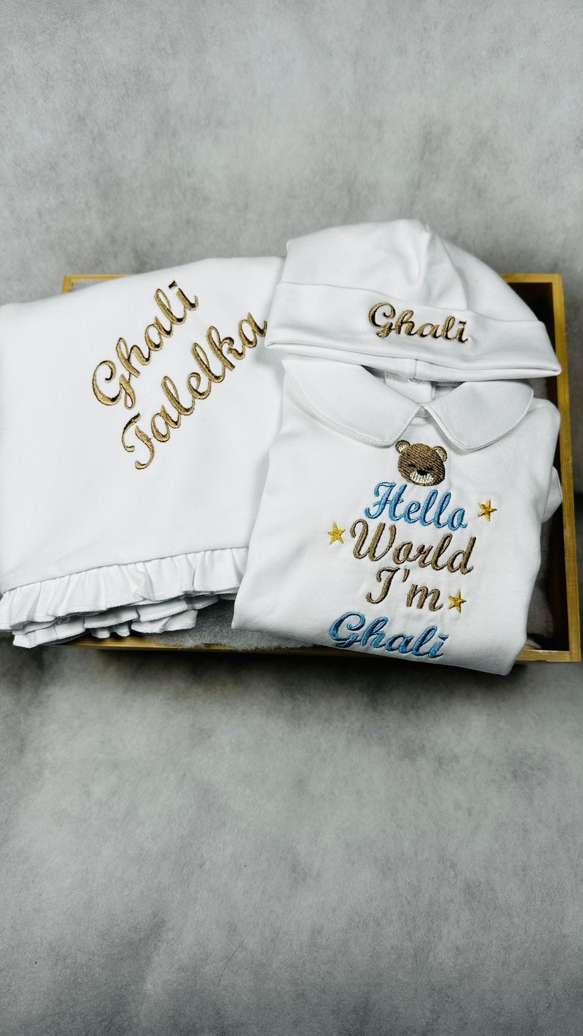 White Collared Footed Romper