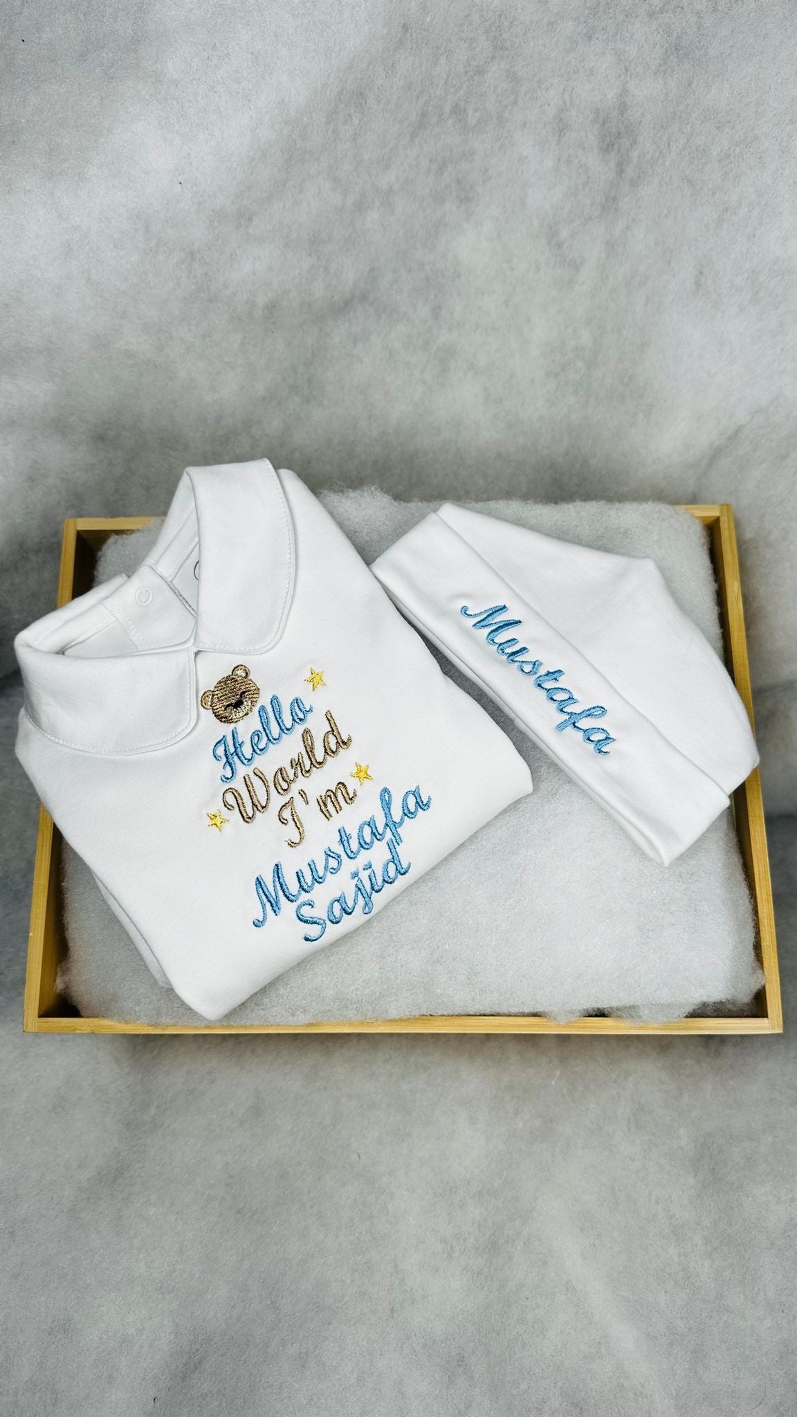 White Collared Footed Romper