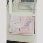 Pink Stripes Footie and Hat