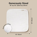 3-pack Bamboo Viscose Wash Cloths - Option to personalize it