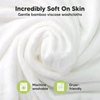 3-pack Bamboo Viscose Wash Cloths - Option to personalize it